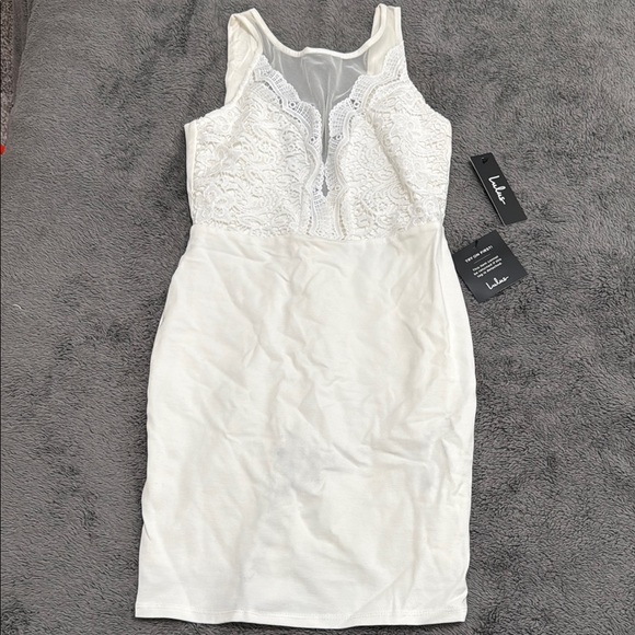Lulus Dresses & Skirts - Lulu's Ivory Lace Dress
